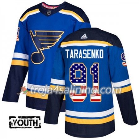 St. Louis Blues tröja Vladimir Tarasenko 91 Adidas 2017-2018 Blå USA Flag Fashion Authentic - NHL Tröjor Barn St. Louis Blues tröja Vladimir Tarasenko 91 Adidas 2017-2018 Blå USA Flag Fashion Authentic - NHL Tröjor Barn
